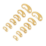 5pcs Stainless Steel D Lobster Clasps Spring Hooks Key Chains Bags Snap-fastener