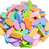 10/20pcs Acrylic Hairpin Colored Oval Girls Hairclip DIY Kids Hair Accessories