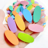 10/20pcs Acrylic Hairpin Colored Oval Girls Hairclip DIY Kids Hair Accessories