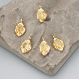 18k Rhodium Plated Zircon Charms DIY Pendants