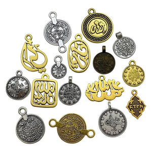 Arab Religious Meditation Pendant DIY Rosary Tag Muslim Islam Accessories