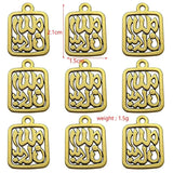 Arab Religious Meditation Pendant DIY Rosary Tag Muslim Islam Accessories