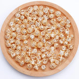 18k Plated Zircon Pendants Jewelry Making DIY Earrings
