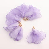 10pcs Copper Flower Charms for DIY Earrings