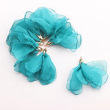 10pcs Copper Flower Charms for DIY Earrings