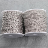 Rhodium Plated Copper Chain 3m/lot