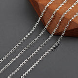 Rhodium Plated Copper Chain 3m/lot