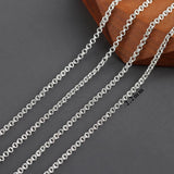 Rhodium Plated Copper Chain 3m/lot