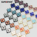 18k Plated Copper Zircon Charms Hand Made Jewelry Making DIY Pendants