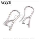 10PCS 925 Silver Pinch Bail Hook Earring Earwires For Beads