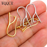 10PCS 925 Silver Pinch Bail Hook Earring Earwires For Beads