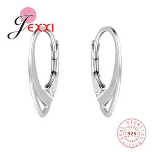100 Pcs 925 Sterling Silver Hooks Ear Wire Earrings Findings DIY Jewelry Accesso