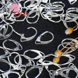 100 Pcs 925 Sterling Silver Hooks Ear Wire Earrings Findings DIY Jewelry Accesso