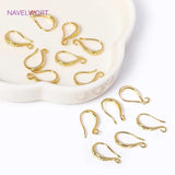 18K Plated Ear Wire Earring Hooks for DIY Earrings Making Supplies
