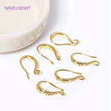 18K Plated Ear Wire Earring Hooks for DIY Earrings Making Supplies