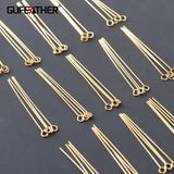 18k Plated Copper Needle Jewelry Making Accessories