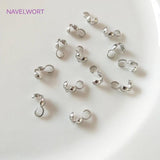 Thickened 14k/18k Plated 4MM Double-Cup Bead Tip Crimp Cover
