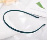 10PCS Stainless Steel Blank Headband 5mm Satin Covered Hair Accessories
