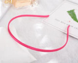 10PCS Stainless Steel Blank Headband 5mm Satin Covered Hair Accessories