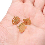 10pcs Flower Ear Studs with Earplug for Earrings DIY