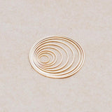 50pcs Copper KC Round Jewelry Pendants DIY Making&Finding