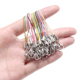 70mm Lanyard Lobster Clasp Rope Keychain Set DIY Making Bag Toys Accessories