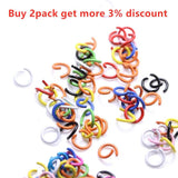 8mm Candy Mix Metal Jump Rings Split Ring Connectors
