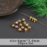 18k Plated Copper Connectors for Jewelry Making