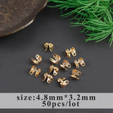 18k Plated Copper Connectors for Jewelry Making