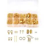 1040pcs Alloy Jewelry Findings Set Jewelry Making Tools Earring Hook Kit