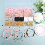Boho Clay Beads Bracelet Kit Friendship Bracelet Making