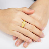 18K Yellow Gold Ins Earrings for Women Wedding Jewelry