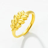 18K Yellow Gold Ins Earrings for Women Wedding Jewelry