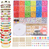 Bohemian Minimalist DIY Jewelry Set - 26 Colored 3mm Soft Pottery Pieces