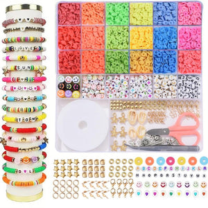 Bohemian Minimalist DIY Jewelry Set - 26 Colored 3mm Soft Pottery Pieces