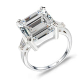 Princess Cut 925 Silver Engagement Rings Women Anniversary Christmas Gift