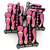 10pcs Silicone Beads Teether DIY Nipple Chain Jewelry Accessories