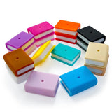 10Pcs Silicone Textbook Beads DIY Pacifier Chain Bracelet Baby Toy