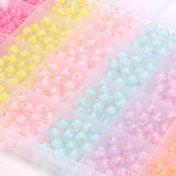 DIY Transparent Inner Round Beads for Girls