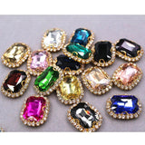 Rose Red Rhinestone Crystal Button for Wedding Dress