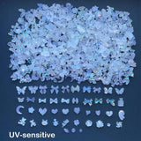 UV Sensitive Resin Charms Color-Changing Craft Supplies