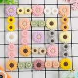 Silicone Flower Beads and Clips for Baby Nipples DIY