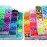 480pcs Boxed Pony Beads Kit for DIY Craft Jewelry Bracelets Making