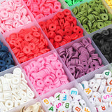 Polymer Clay Beads Soft Pottery Letters Set DIY Jewelry Making