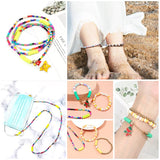 Polymer Clay Beads Soft Pottery Letters Set DIY Jewelry Making
