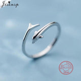 Deer Antlers Adjustable Ring 925 Silver Christmas Jewelry