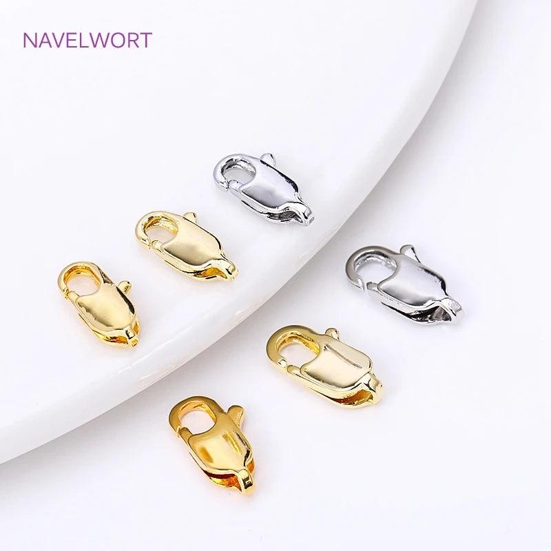 18K Plated Lobster Clasp Connector, Jewelry DIY Accessories