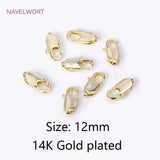 18K Plated Lobster Clasp Connector, Jewelry DIY Accessories