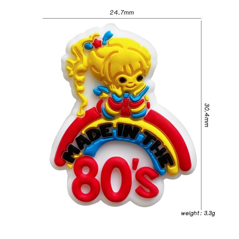 10pcs Rainbow Girl Mini Beads Food-Grade Chewing Teeth DIY Jewelry