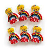 10pcs Rainbow Girl Mini Beads Food-Grade Chewing Teeth DIY Jewelry